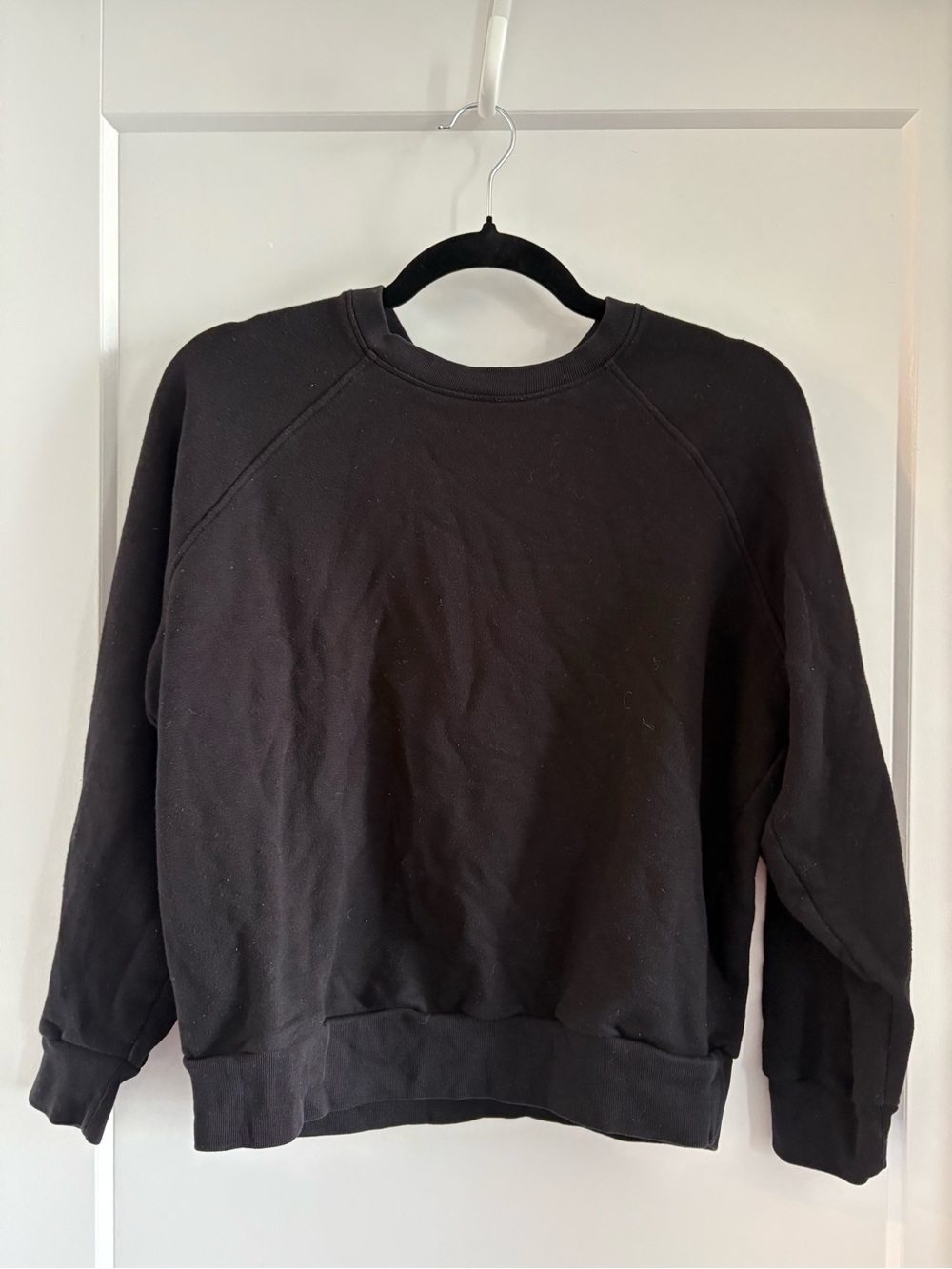 Women’s Reformation Classic Black Crewneck Sweatshirt